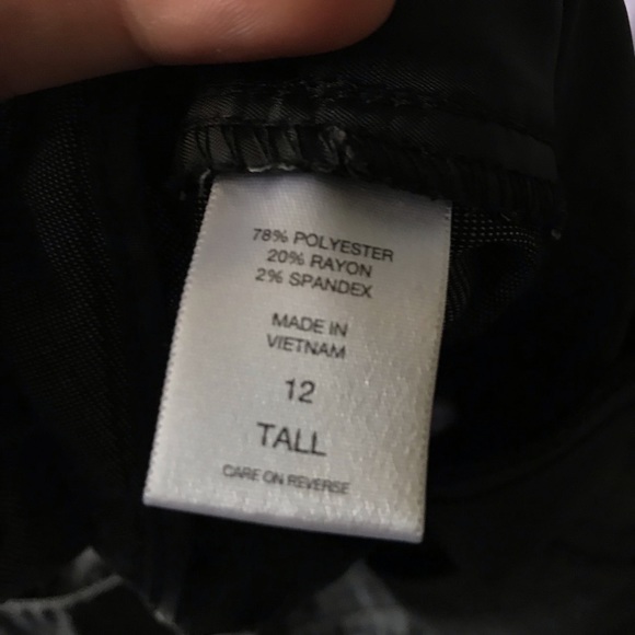 Dark Grey Work Professional Pants 12 Tall Long - Picture 2 of 3